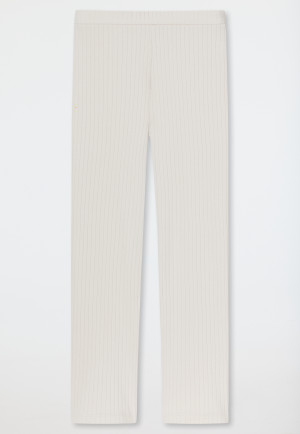 Hose lang Interlock Organic Cotton sand - Mix+Relax