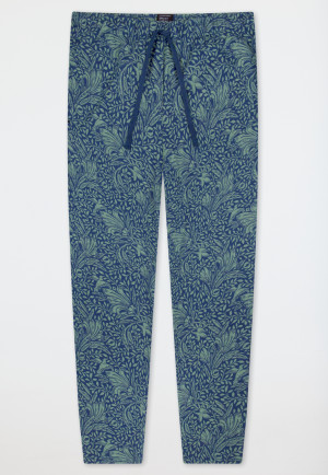 Long khaki printed pants - Mix+Relax