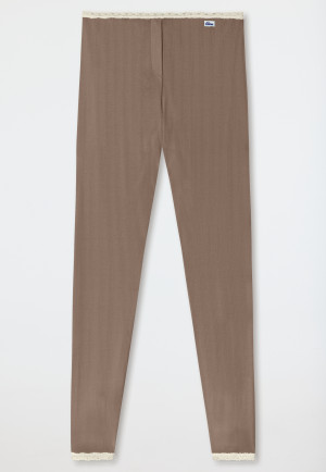 Pantalon long taupe - Revival Agathe