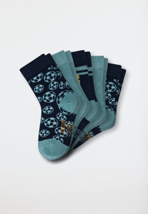 Jungensocken 5er-Pack Fußball mehrfarbig - Legwear Kids