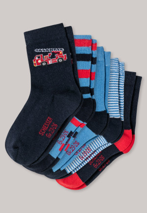 Jungensocken 5er-Pack mehrfarbig - Feuerwehr