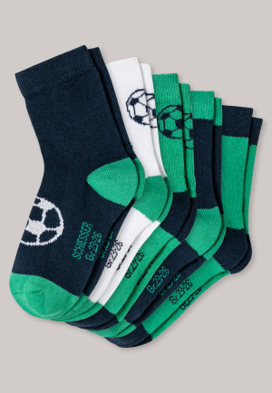 Jungensocken 5er-Pack mehrfarbig - Fußball