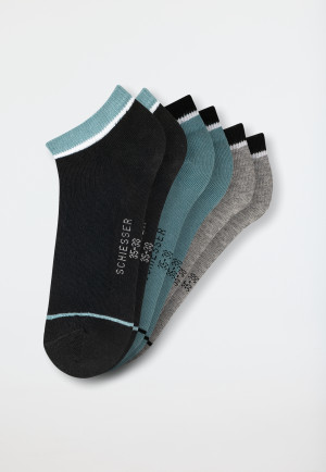 Jungensocken Sneaker 3er-Pack mehrfarbig - Legwear Teens