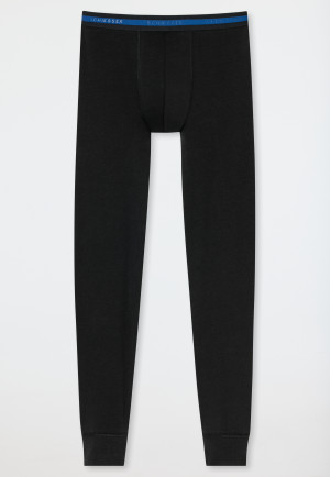 lange Unterhose Organic Cotton schwarz - 95/5