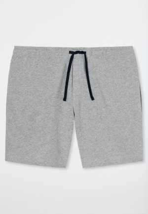 Long Boxer Jersey grau-meliert - Mix+Relax