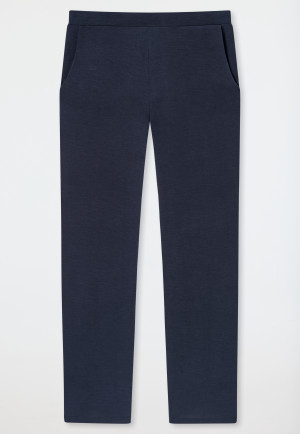 Pantalon d'intérieur long modal coupe Marlène bleu - Mix + Relax