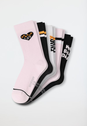 Mädchensocken 5er-Pack mehrfarbig - Legwear Teens