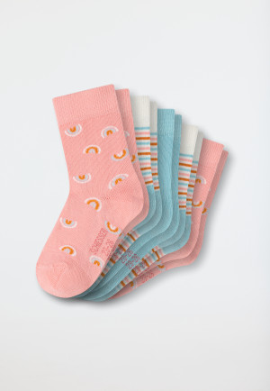 Mädchensocken 5er-Pack Regenbogen mehrfarbig - Legwear Kids