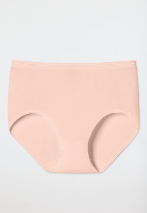 Midi briefs fine rib peach whip - Luxury