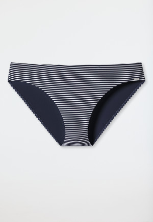 Mini bikini bottoms stripes dark blue - Mix & Match Reflections