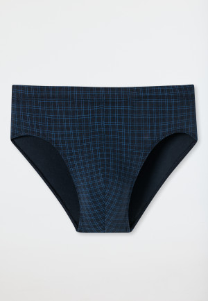 Mini briefs checked dark blue - Cotton Casuals