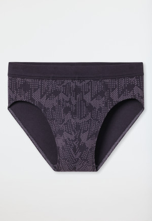 Minislip Interlock patterned coal - Fine Interlock