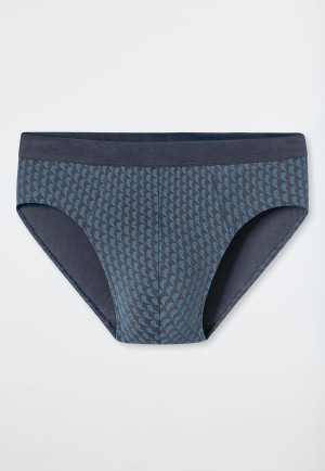 Mini briefs Organic Cotton patterned graphite - Comfort Fit