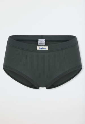 Panty Feinripp dunkelgrün - Revival Paula
