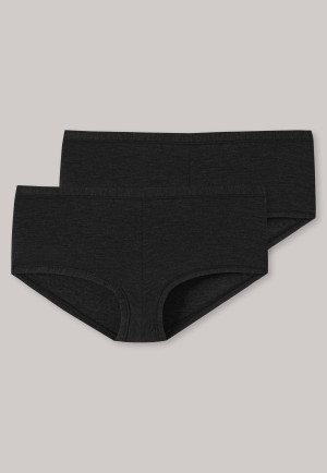 Pantys 2er-Pack schwarz - Personal Fit