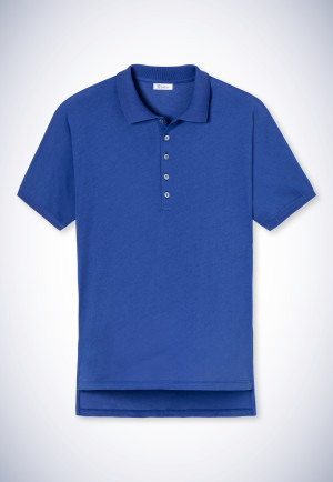 Poloshirt korte mouw indigo - Revival Carla