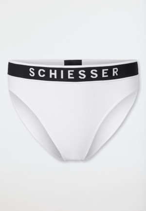 Rio-Slip Doppelripp Organic Cotton weiss - Pure Rib