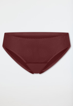 Slip rio sans couture dentelle bordeaux - Invisible Soft Lace