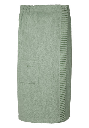 Serviette de sauna Boutons vert clair - SCHIESSER Home