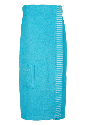 Saunahanddoek knopen turquoise - SCHIESSER Home