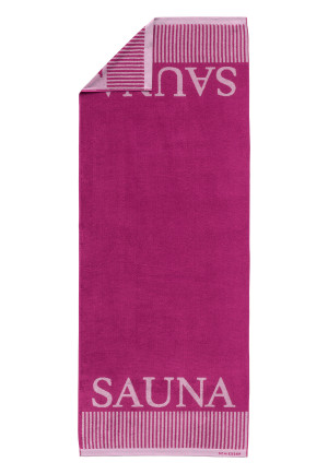 Saunatuch 75x200 fuchsia - SCHIESSER Home