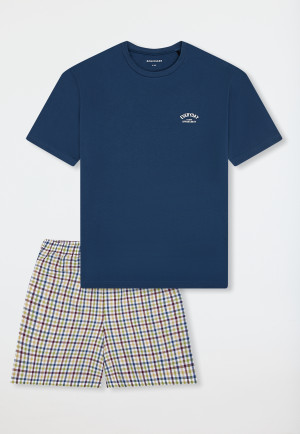 Korte pyjama Karors atlantisch blauw - Teens Nightwear