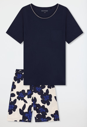 Korte pyjama navy - Comfort Nightwear