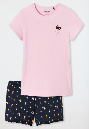 SCHIESSER Mädchen Kinder Schlafanzug 100% BW Pyjama lang 92 98 104 116 128 140 