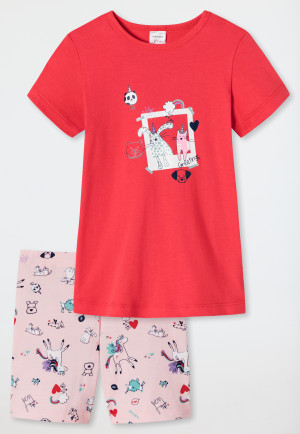 Smiley" mint *UVP 29,95 Lovely SCHIESSER Mädchen Schlafanzug Pyjama "Princey 