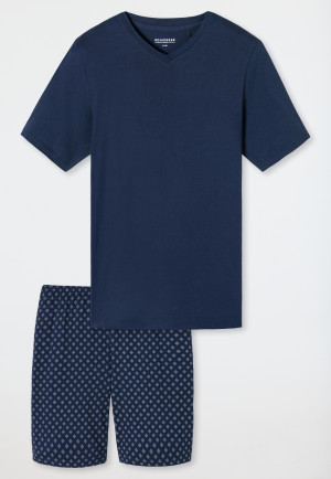 Pigiama breve con scollatura a V admiral - Casual Essentials