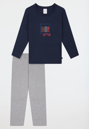 Pigiama lungo auto blu scuro - Nightwear bambini