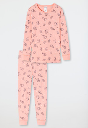Pyjama lang WASCHMOTIV 104 116 128 SCHIESSER Mädchen Schlafanzug Nachtwäsche 