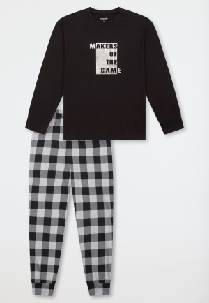 Lange pyjama zwart - Teens Nightwear