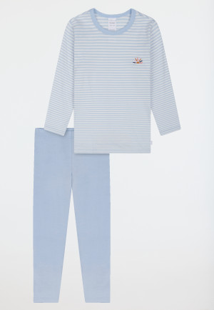 Schlafanzug lang Leggings Ringel air - Kids Nightwear