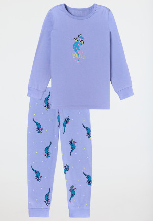 Pyjama lengte organic cotton seringenpaars - Girls World