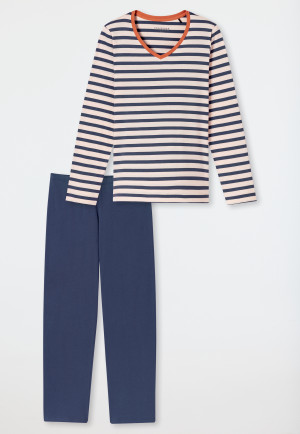 Long pyjamas striping champagne - Casual Essentials