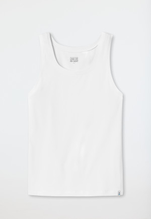 Maglietta bianca senza maniche - Long Life Soft