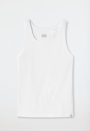 Sleeveless shirt white - Long Life Soft