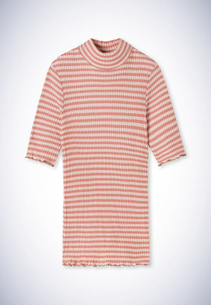 Maglia a maniche corte color albicocca - Revival Helena