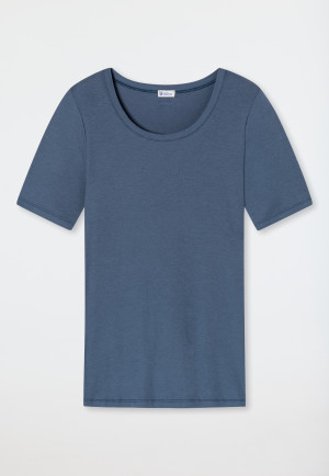 Tee-shirt manches courtes bleu - Revival Martina