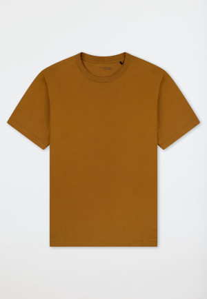 Short Sleeve Shirt in Curry - Mix+ Relax