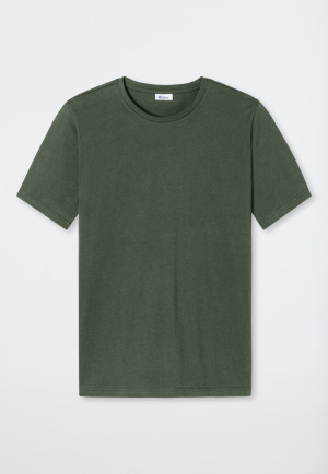 T-shirt à manches courtes vert foncé - Revival Hannes