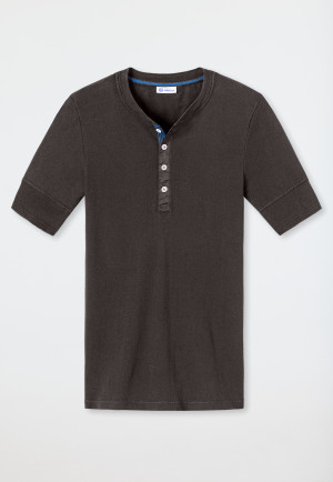 Shirt kurzarm espresso - Revival Karl-Heinz