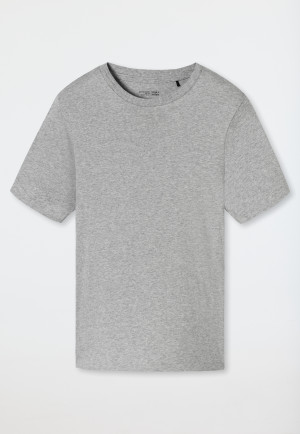 Shirt kurzarm grau-meliert - Mix+Relax
