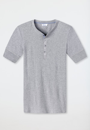 Short-sleeved shirt heather gray - Revival Karl-Heinz