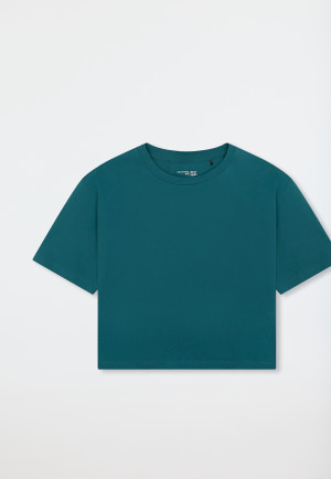 Shirt kurzarm Heavy Single Jersey grün - Mix+Relax