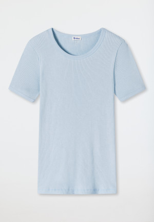 T-shirt a maniche corte azzurra - Revival Greta