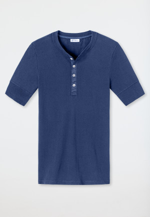 Shirt short sleeve indigo - Revival Karl-Heinz