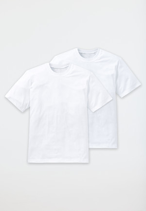 white short-sleeved shirt - American T-Shirt