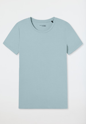 Shirt short sleeve modal bluebird - Mix+Relax